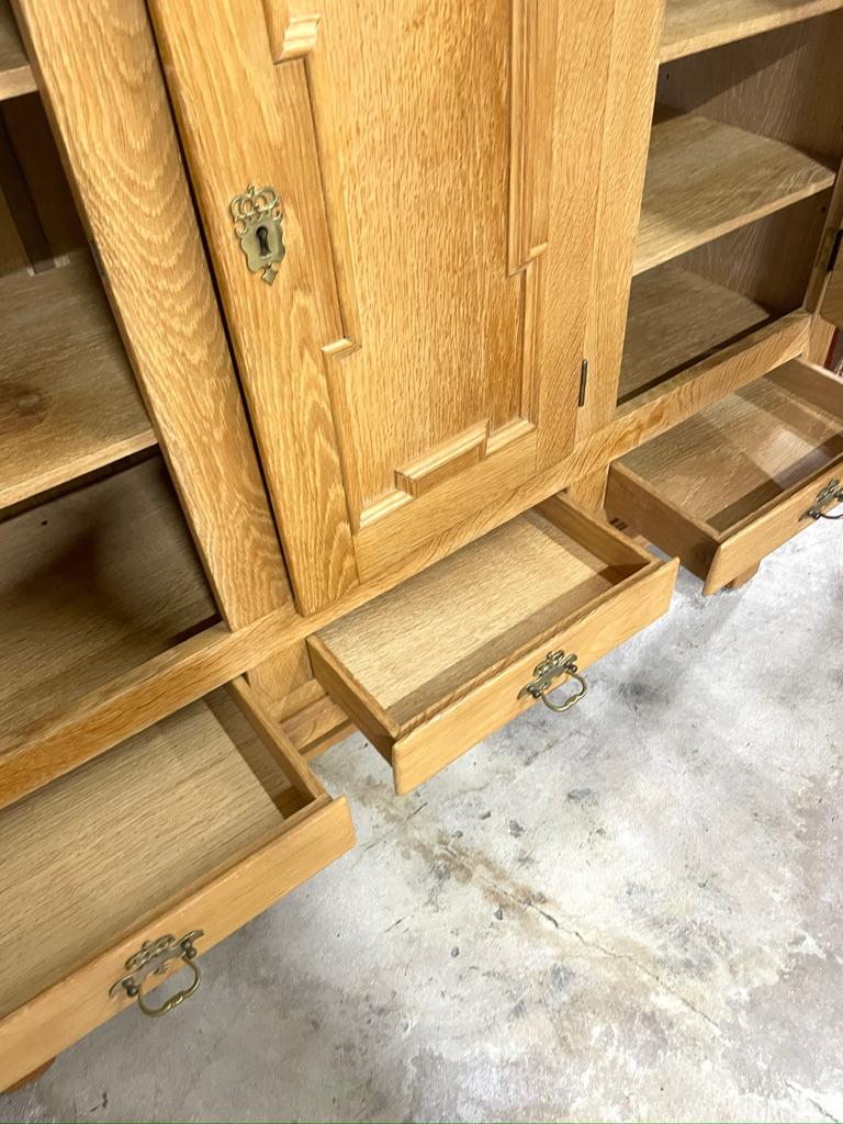 20th Century Henning Kjaernulf Oak Tall Cupboard or Storage Cabinet For Sale