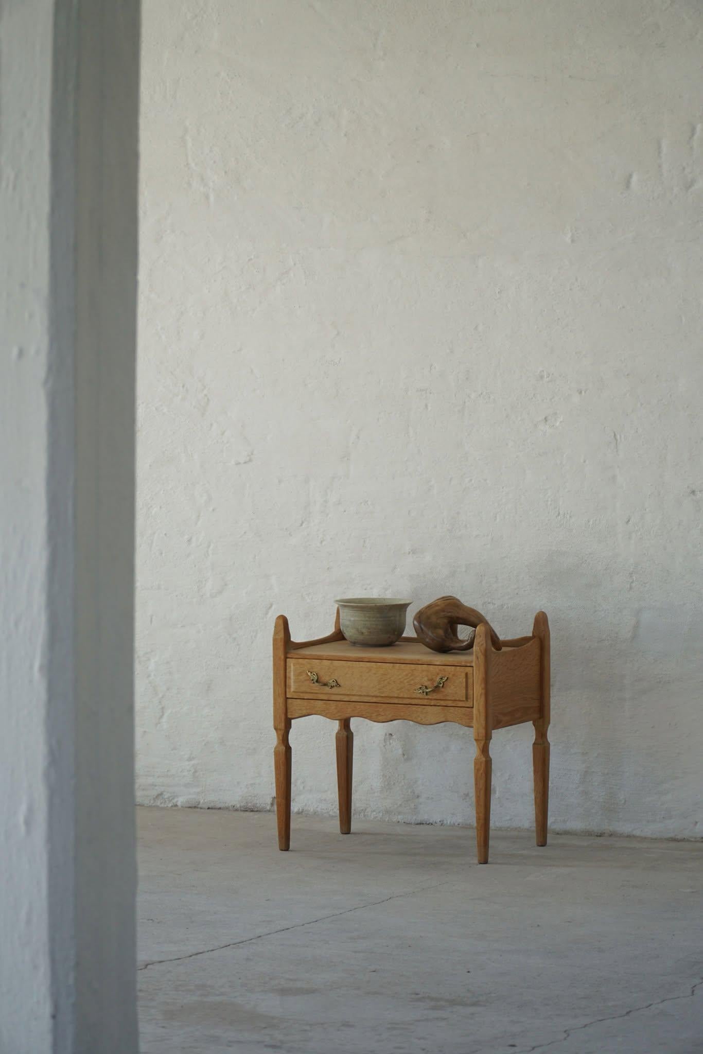 Henning Kjærnulf, Pair of Night Stands in Oak, Danish Modern, 