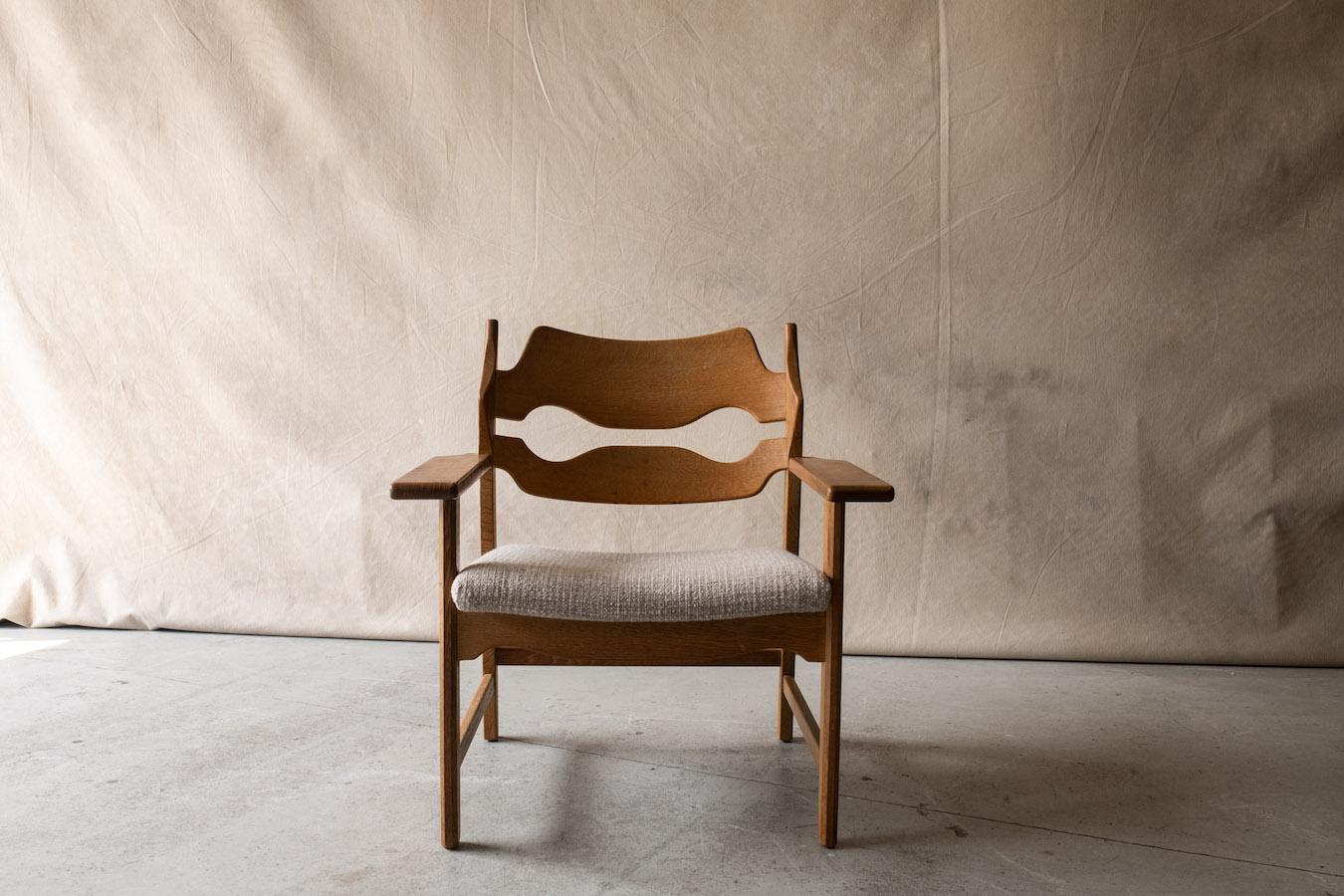 European Henning Kjaernulf Razor Blade Lounge Chair, Denmark, Circa 1960