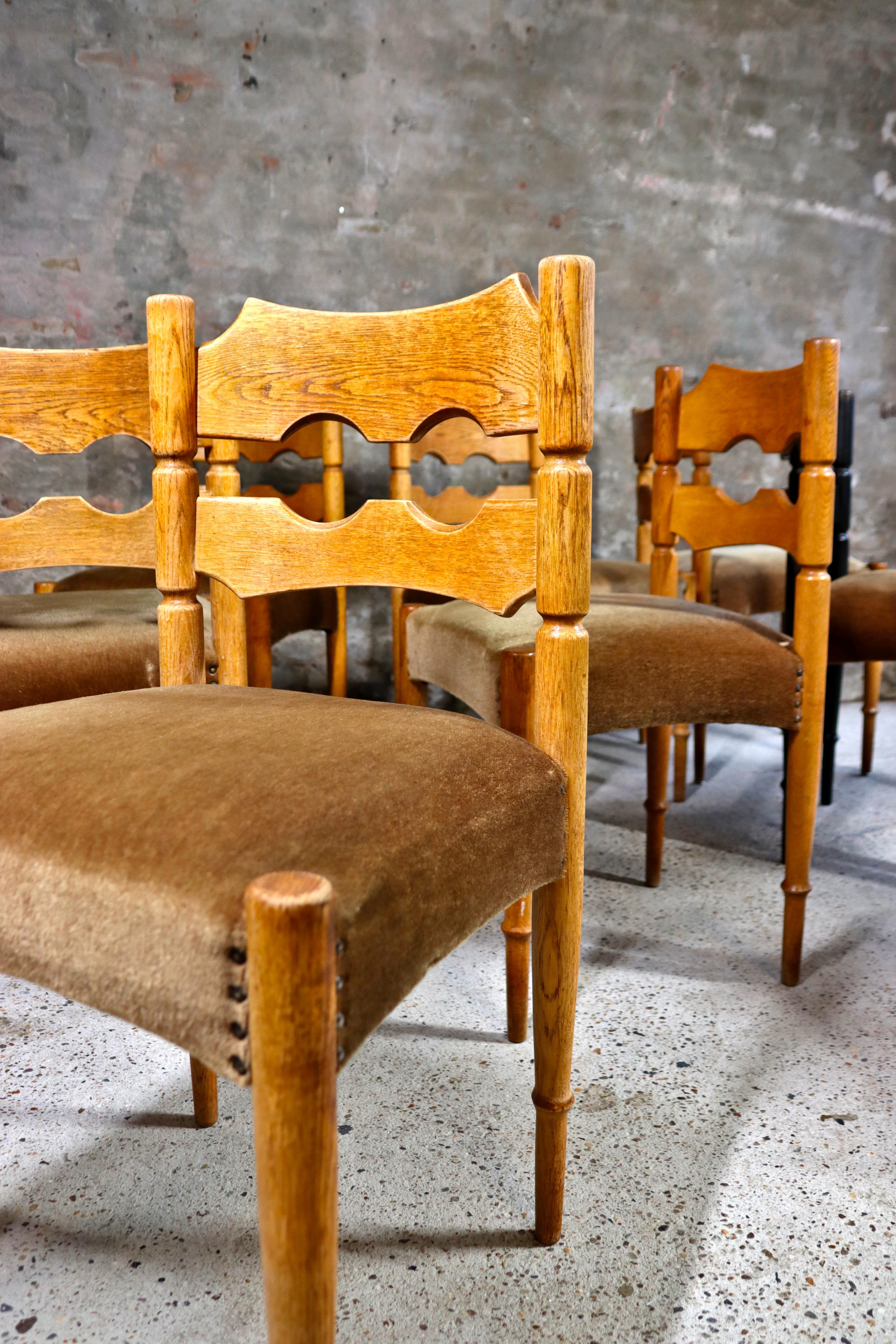 European Henning Kjaernulf – Razor chairs – Set of 8 – Denmark – 1960s