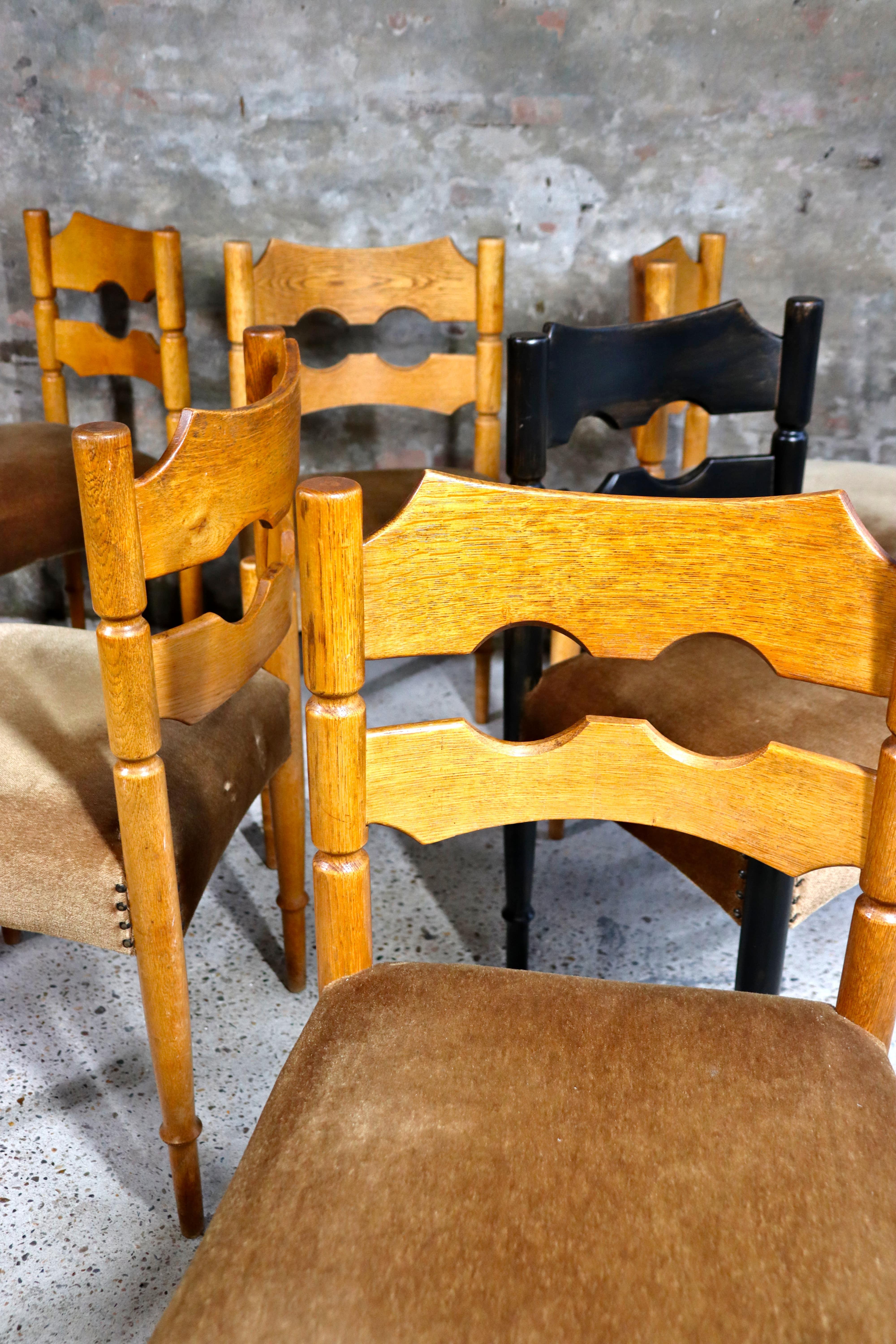 Henning Kjaernulf – Razor chairs – Set of 8 – Denmark – 1960s In Good Condition For Sale In NIEUWKUIJK, NB