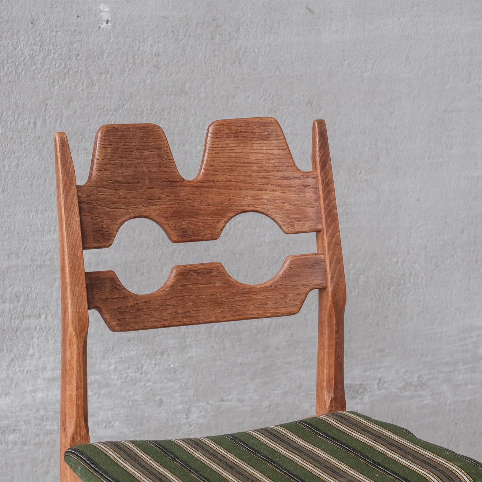 Henning Kjaernulf Razor Midcentury Danish Oak Dining Chairs '4' 2