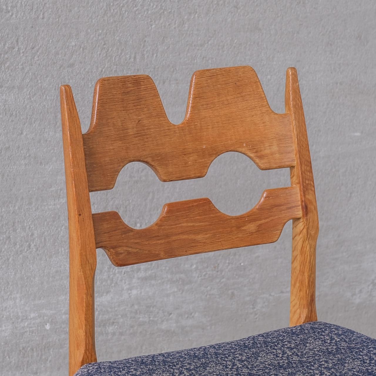 Henning Kjaernulf Razor Mid-Century Danish Oak Dining Chairs '4' 2