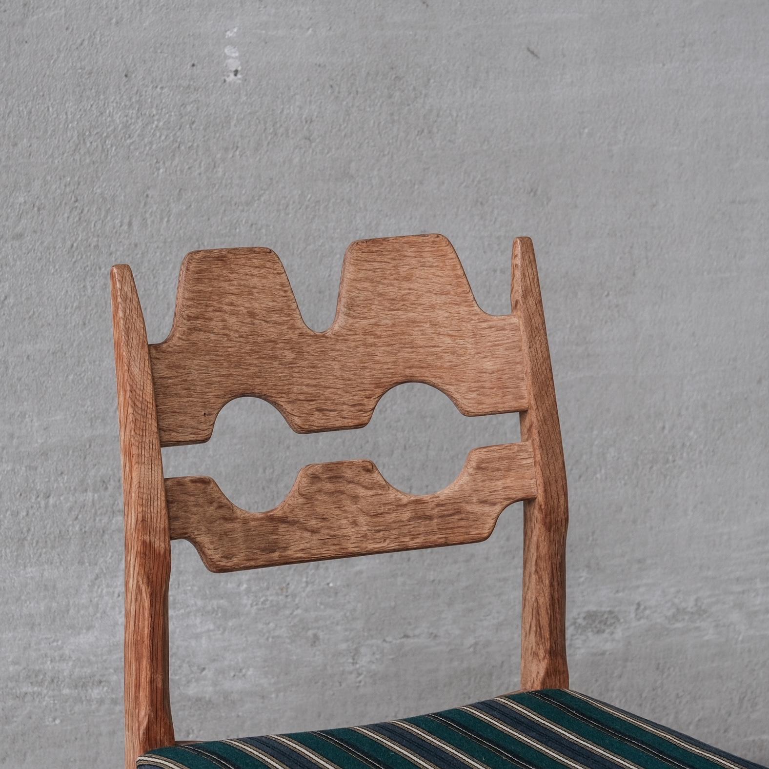 Henning Kjaernulf Razor Midcentury Danish Oak Dining Chairs '6' 2