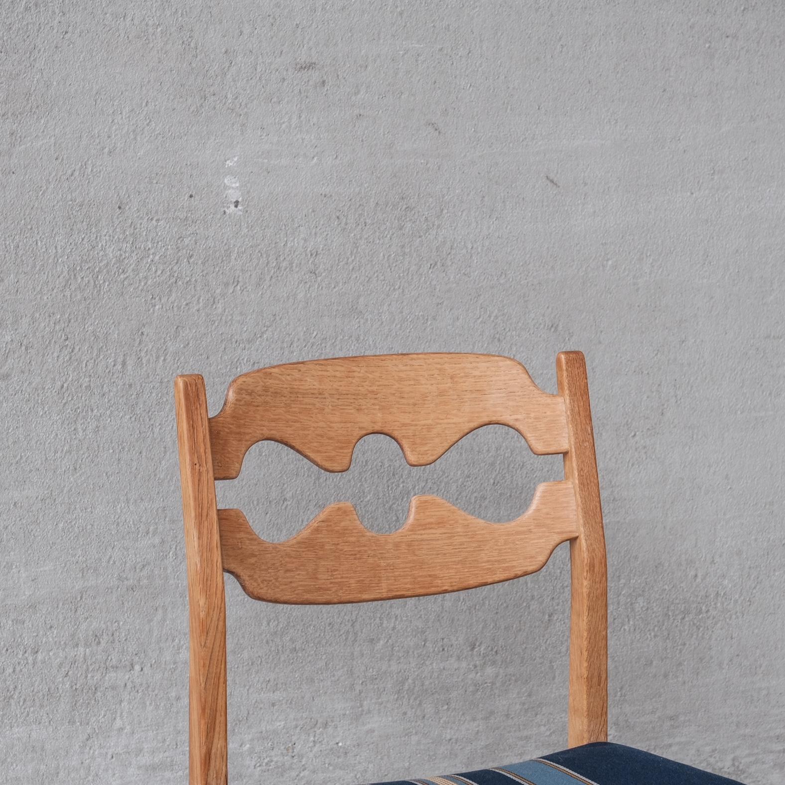 Henning Kjaernulf Razor Midcentury Danish Oak Dining Chairs '6' 2