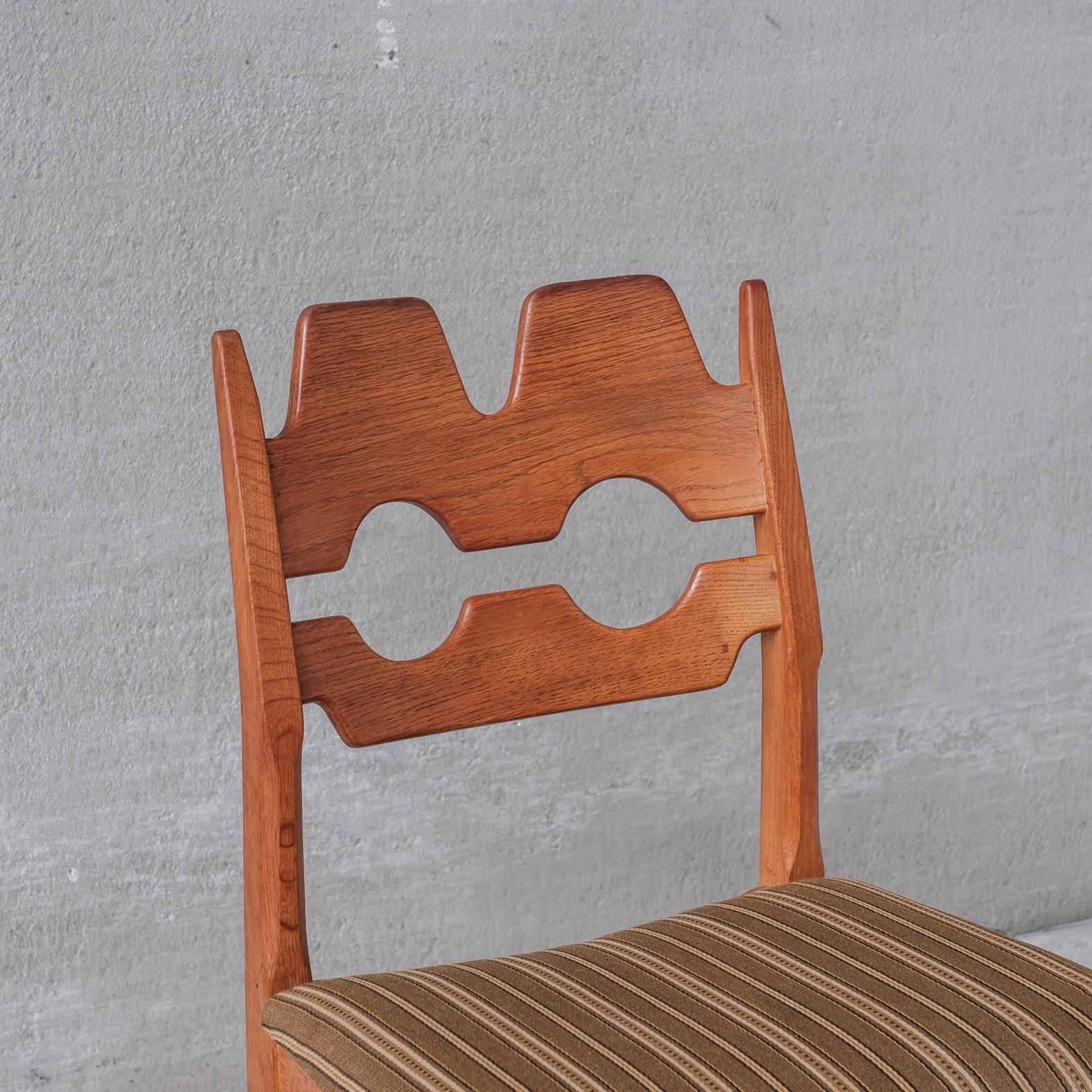 Henning Kjaernulf Razor Midcentury Danish Oak Dining Chairs '6' For Sale 2