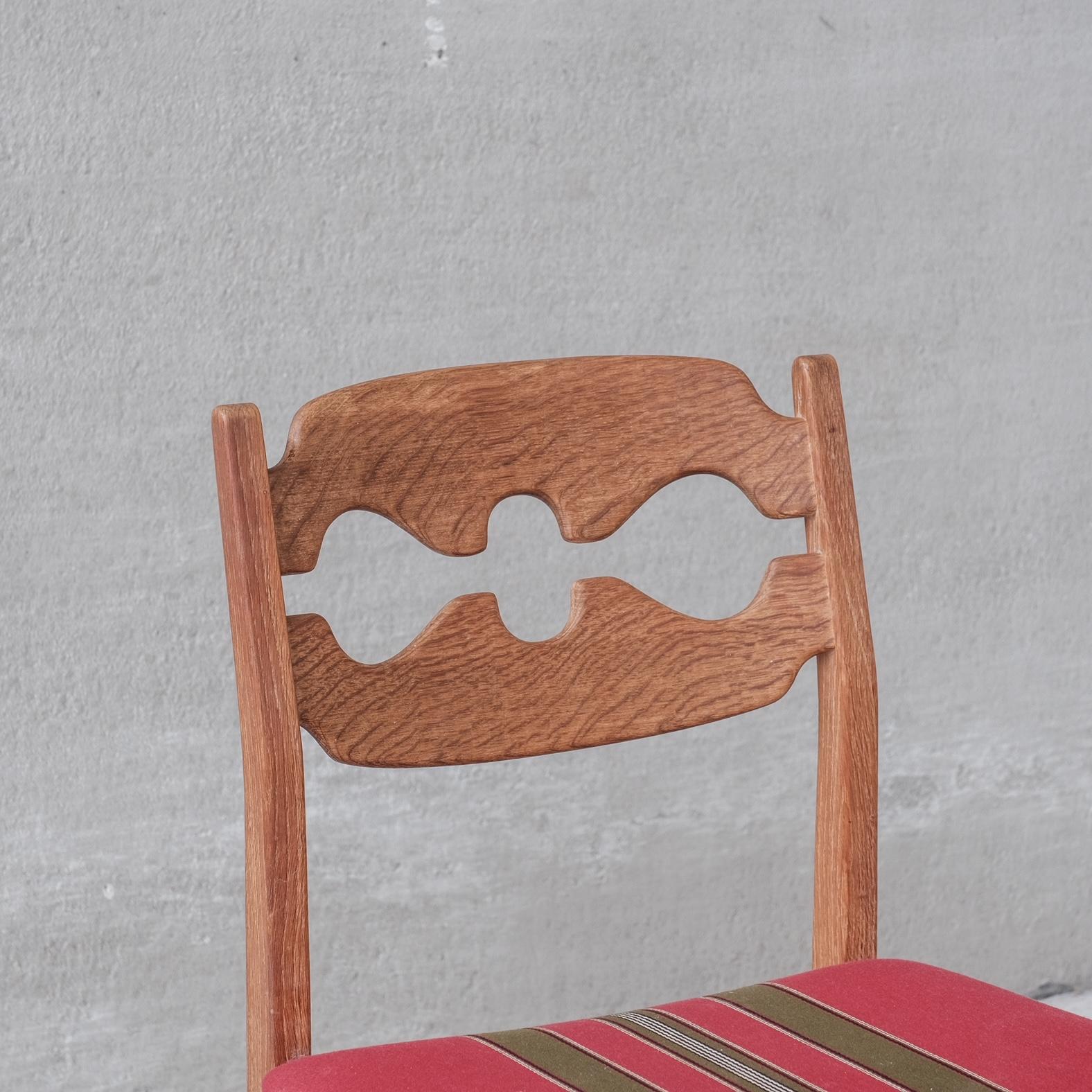 Henning Kjaernulf Razor Midcentury Danish Oak Dining Chairs '8' 3