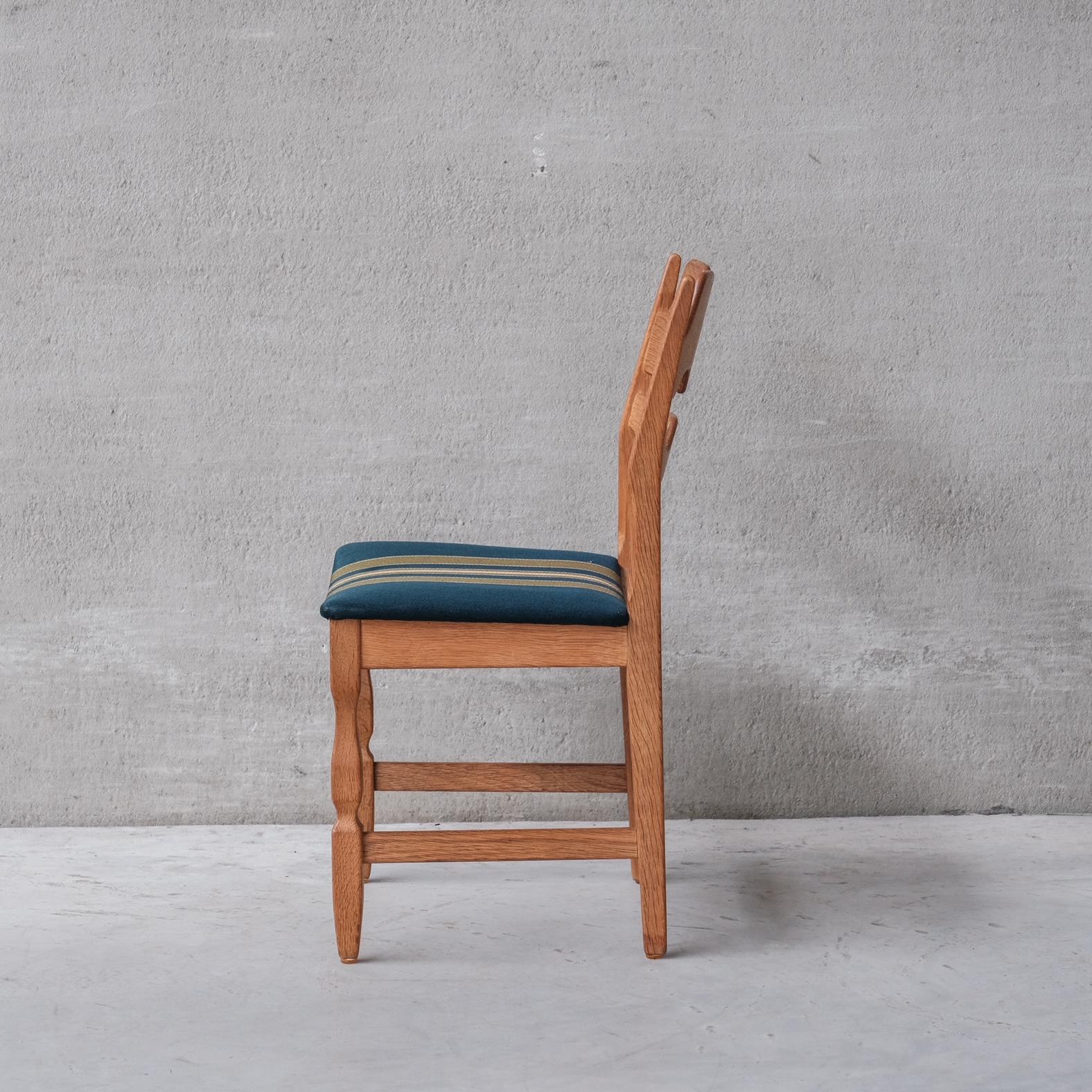 Henning Kjaernulf Razor Oak Danish Mid-Century Dining Chairs '4' In Good Condition In London, GB