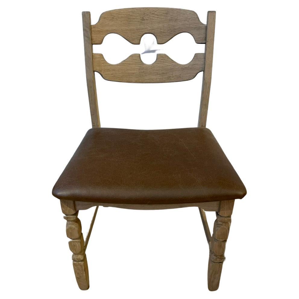 Henning Kjaernulf Razor Oak Mid-Century Dining Chairs (Jusqu'à 8 disponibles)