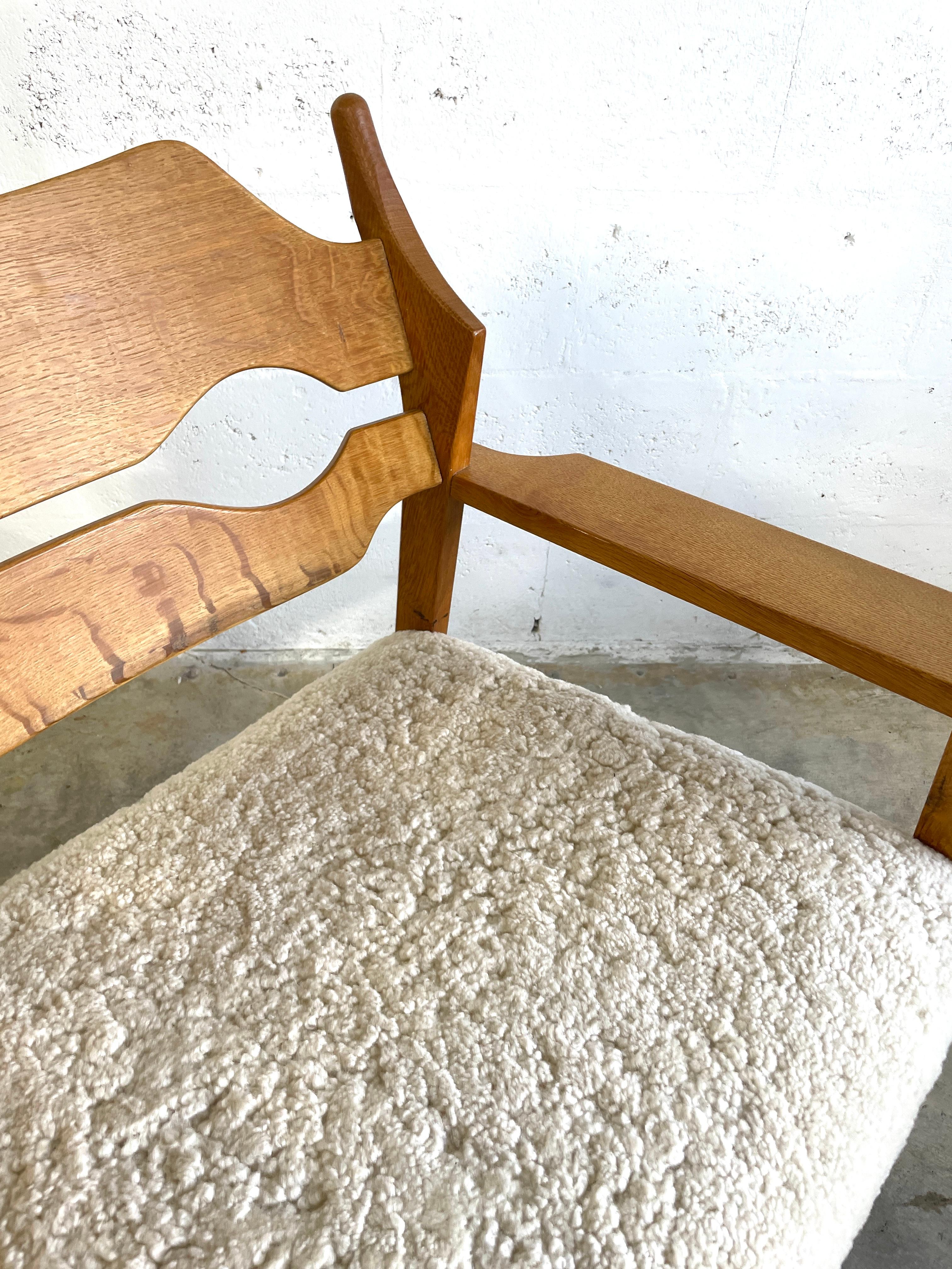 Oak Henning Kjaernulf Razorback Razorblade Lounge Chair Danish Mid Century