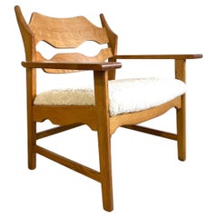 Henning Kjaernulf Razorback Razorblade Lounge Chair Danish Mid Century