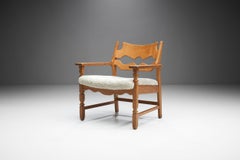 Henning Kjaernulf “Razorblade” Armchair for EG Kvalitetsmobel, Denmark, 1960s