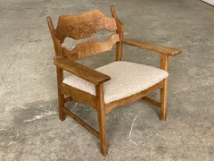 Henning Kjærnulf "Razorblade" Lounge Chair, Nyrup Møbelfabrik, Oak, 1960s