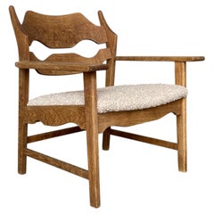 Henning Kjærnulf "Razorblade" Lounge Chair, Nyrup Møbelfabrik, Oak, 1960s