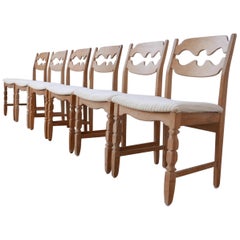 Henning Kjaernulf Razorblade Midcentury Danish Dining Chairs 
20
