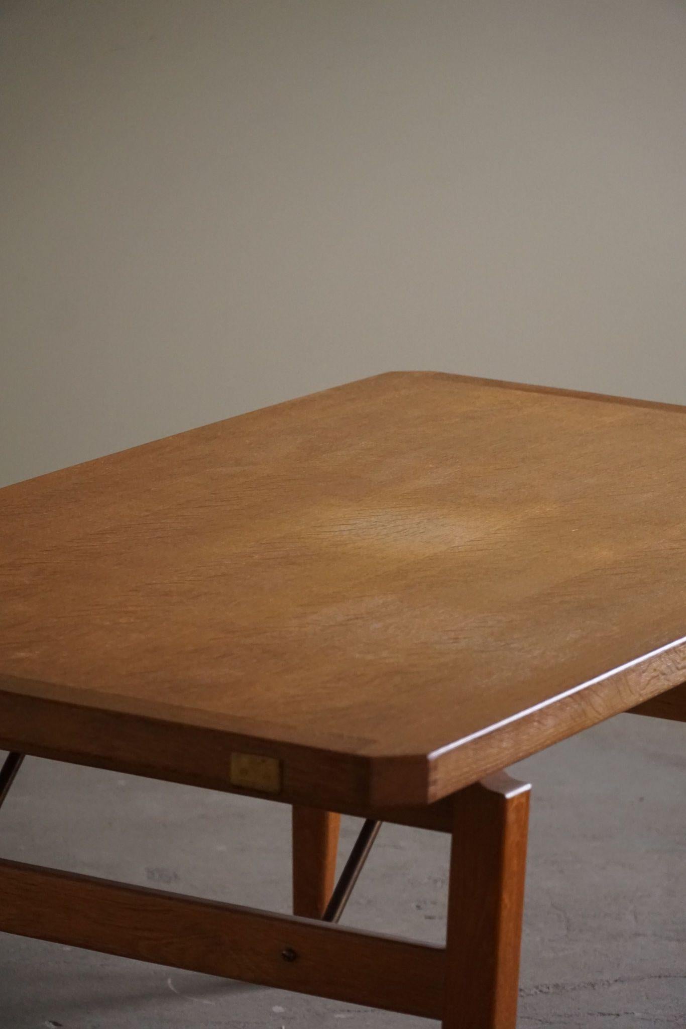 Henning Kjærnulf, Rectangular Dining Table in Oak, Danish Mid Century, 1960s 9
