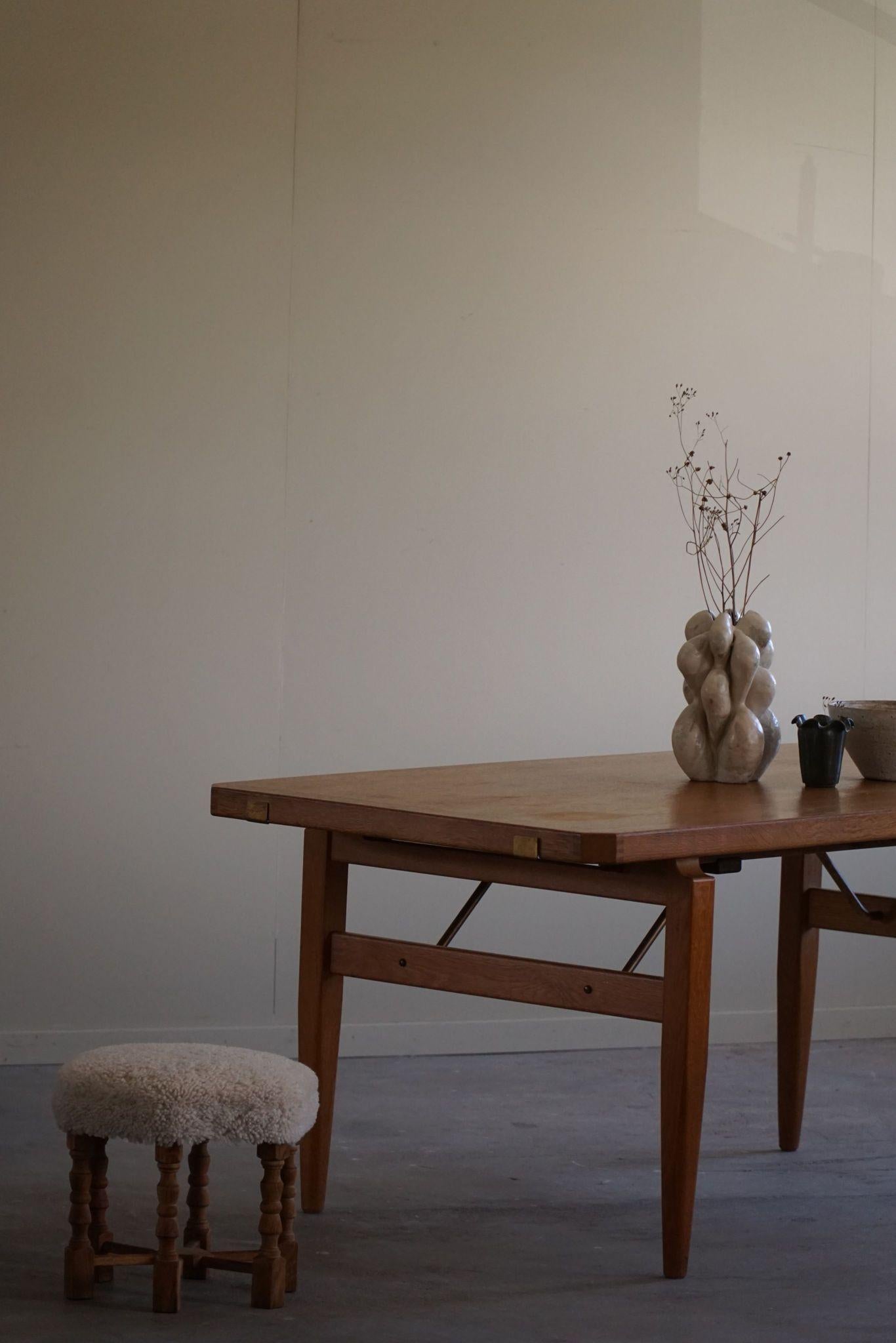 Henning Kjærnulf, Rectangular Dining Table in Oak, Danish Mid Century, 1960s 2