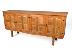 Henning Kjærnulf Sideboard in Carved Oak