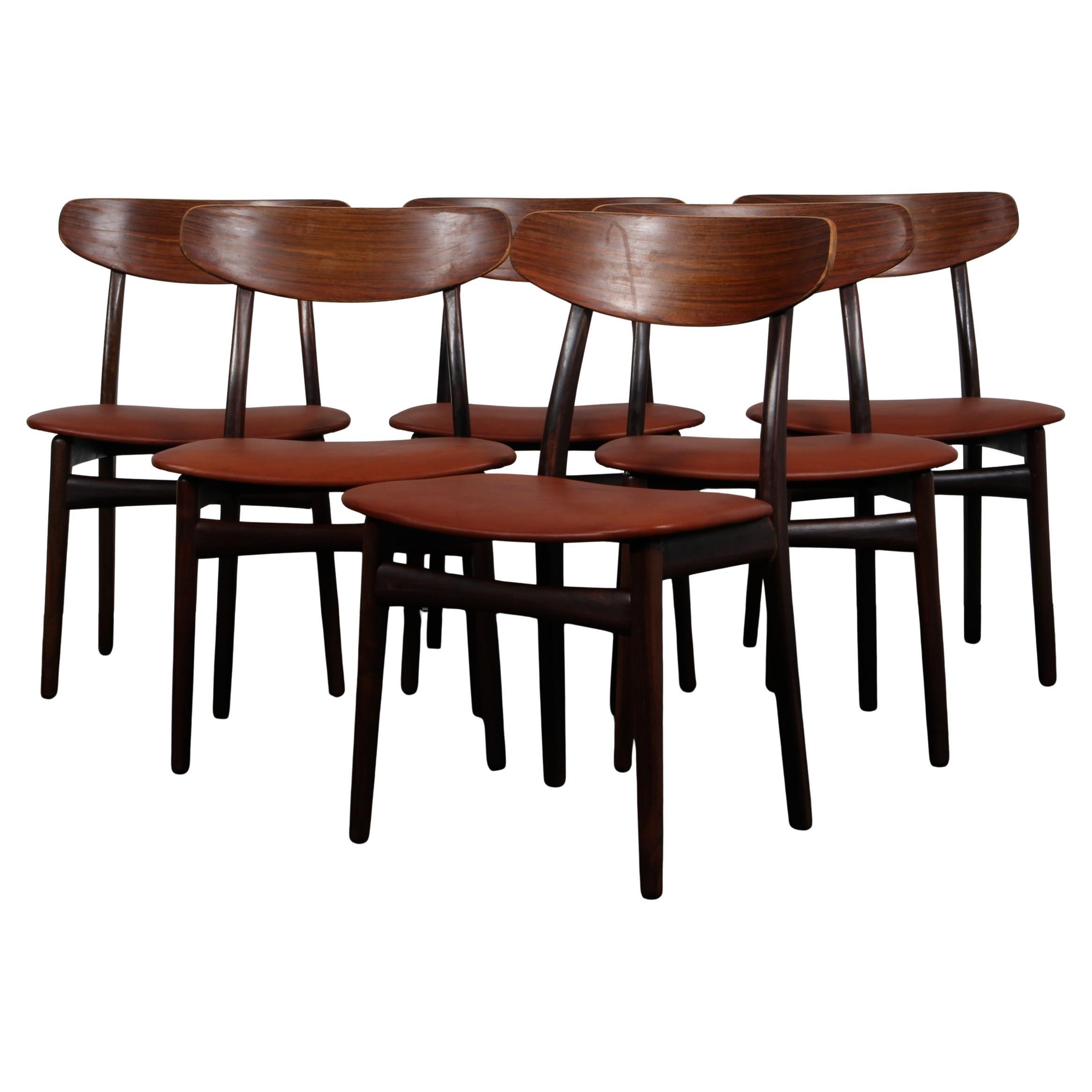 Henning Kjærnulf Dining Room Chairs