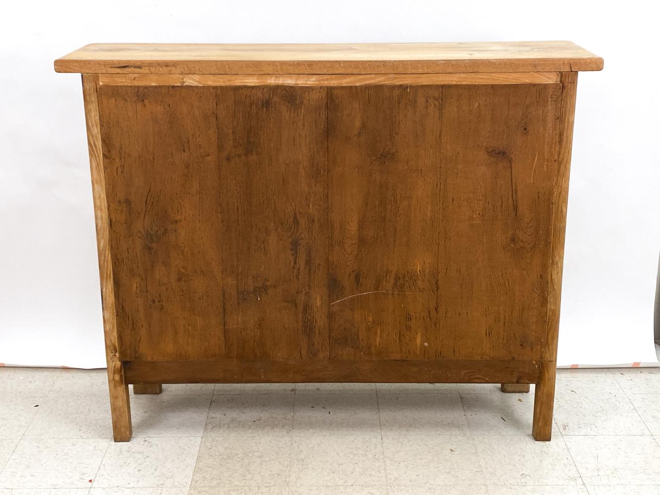 Henning Kjærnulf-Style Carved Oak Sideboard Cabinet For Sale 7