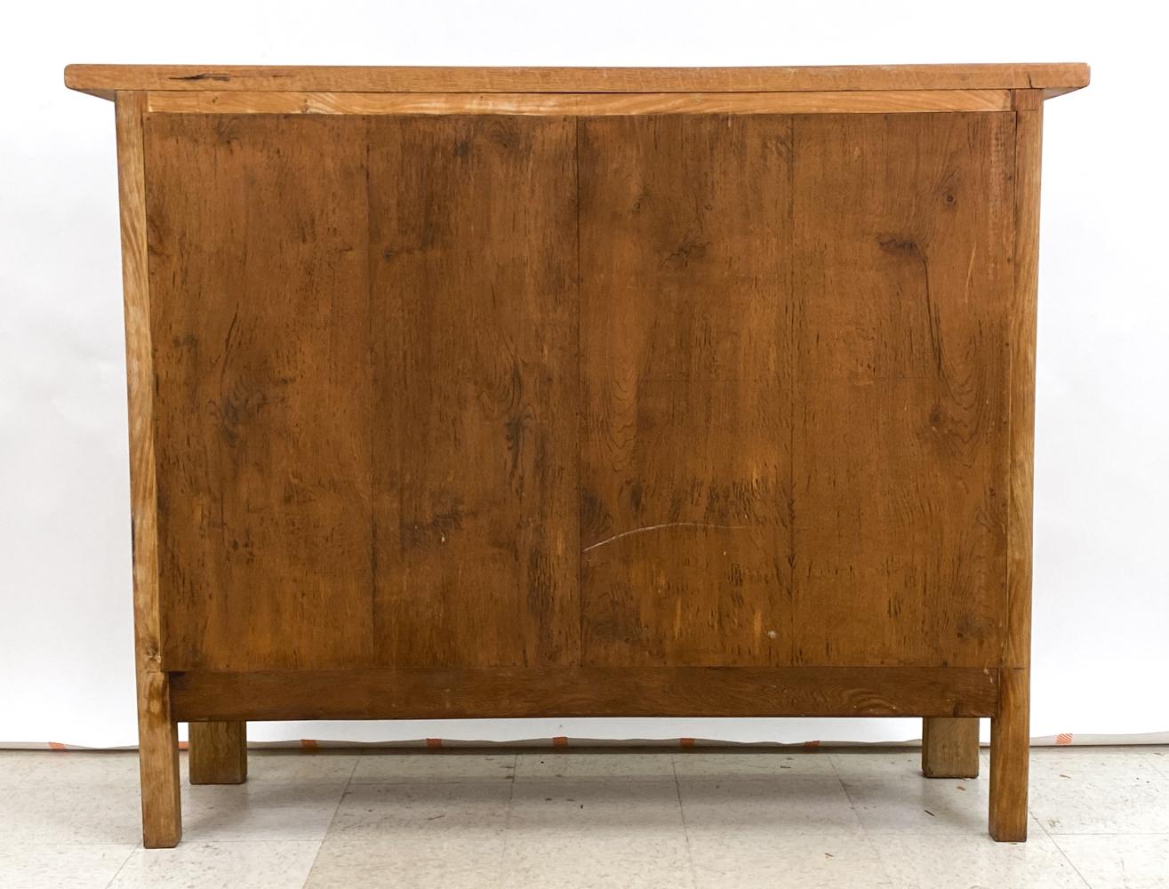 Henning Kjærnulf-Style Carved Oak Sideboard Cabinet For Sale 8