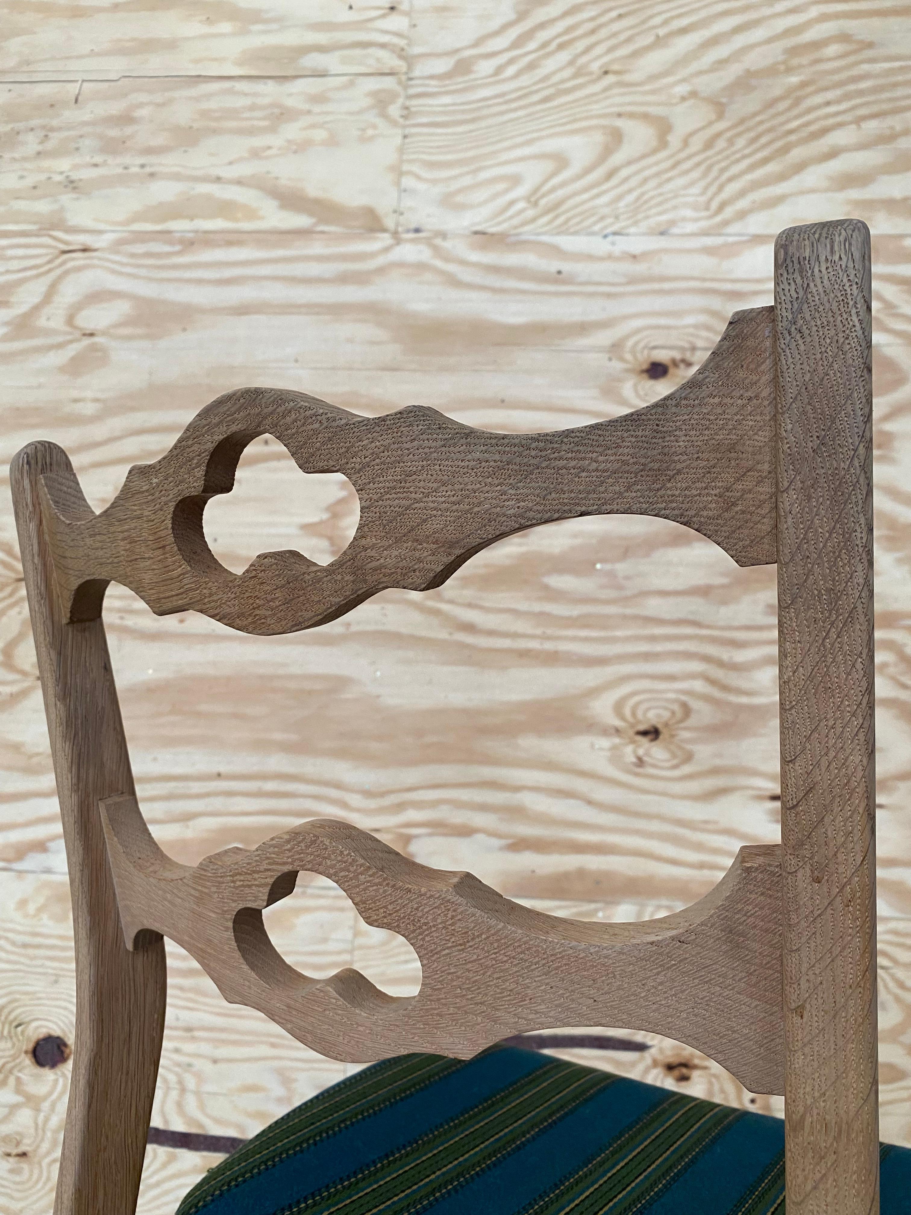 Henning Kjaernulf-Style Oak Dining Chairs, Set of 6 For Sale 3