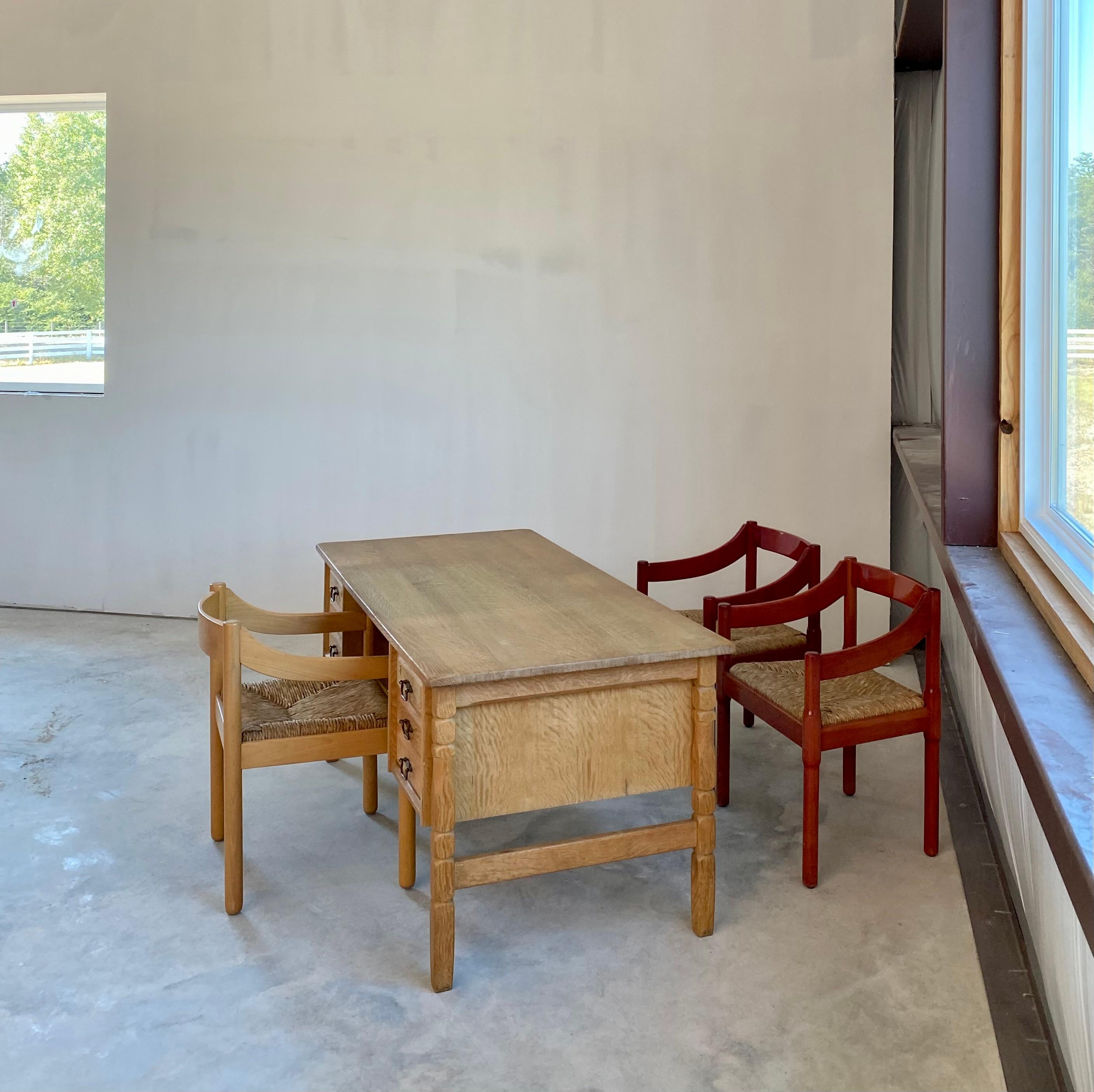 Scrivania bifacciale in stile Oak di Henning Kjaernulf in vendita 1