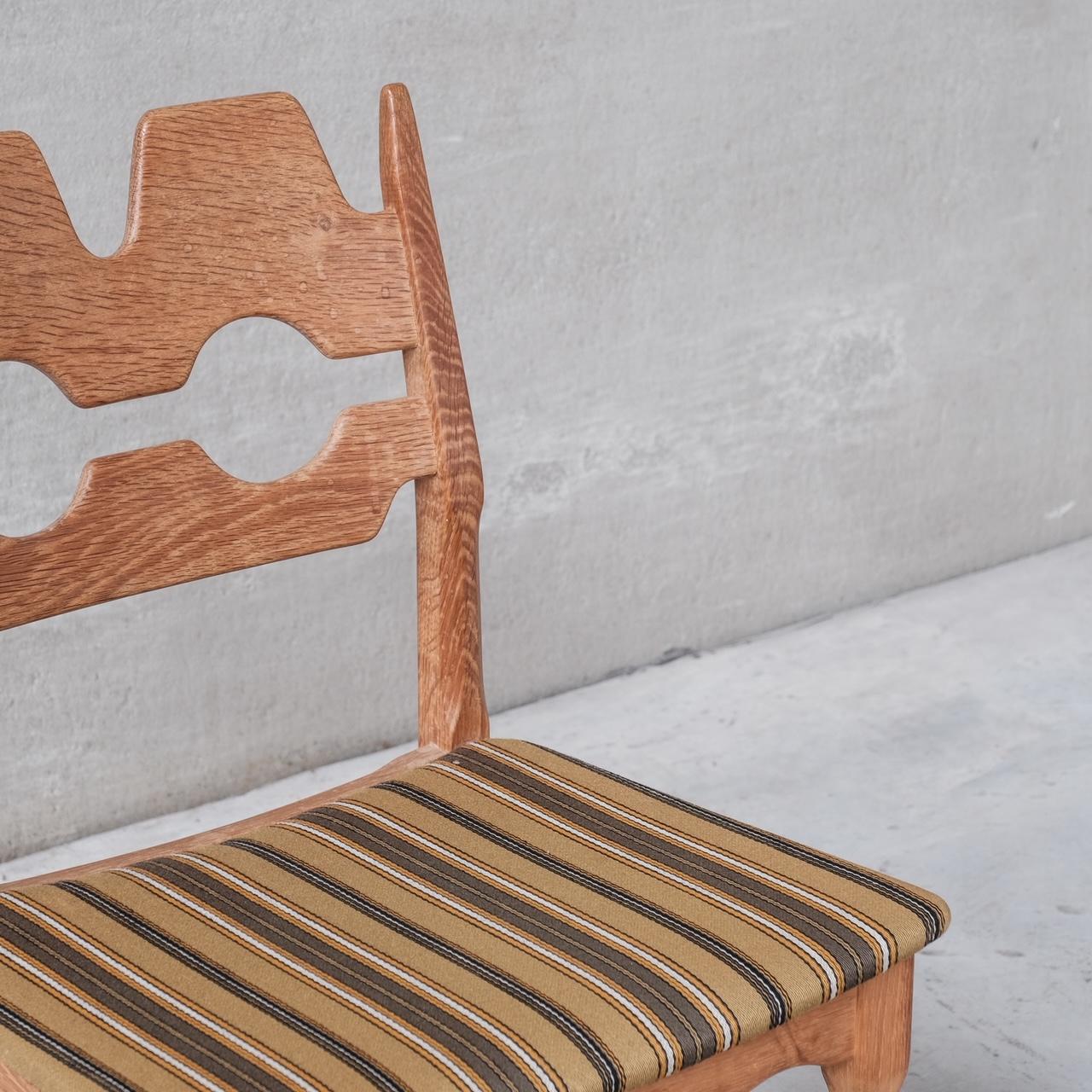 Henning Kjaernulf Tall Oak Razor Danish Mid-Century Dining Chairs '6' 5