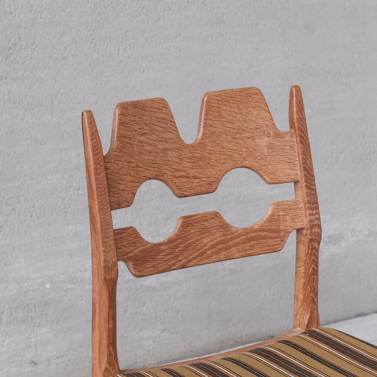 Henning Kjaernulf Tall Oak Razor Danish Mid-Century Dining Chairs '6' 2