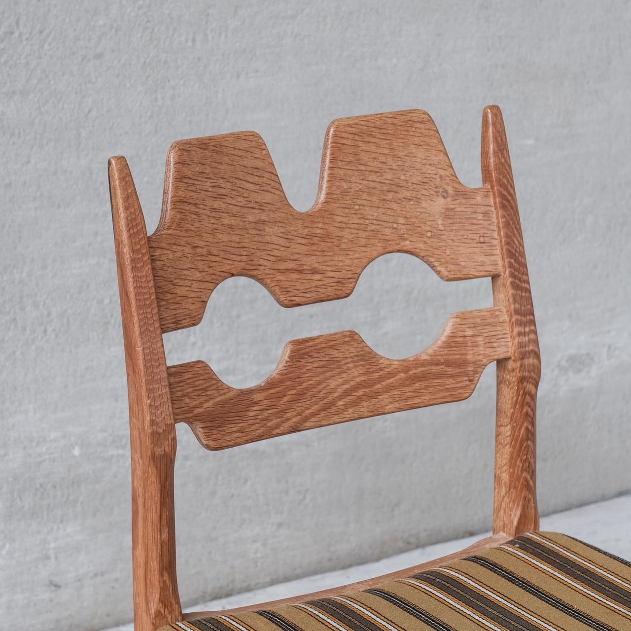 Henning Kjaernulf Tall Oak Razor Danish Mid-Century Dining Chairs '6' 4