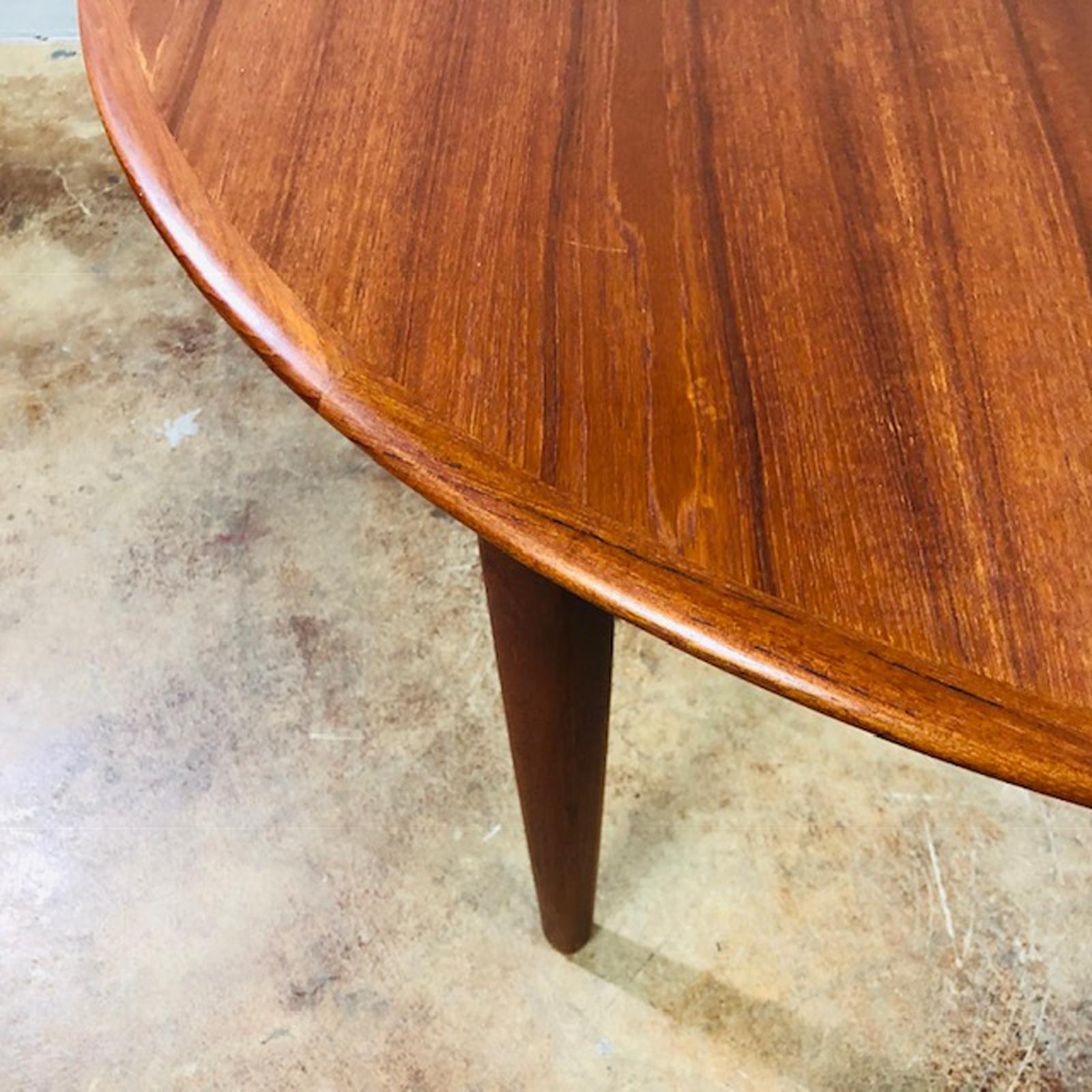 Mid-20th Century Henning Kjaernulf Teak Dining Table