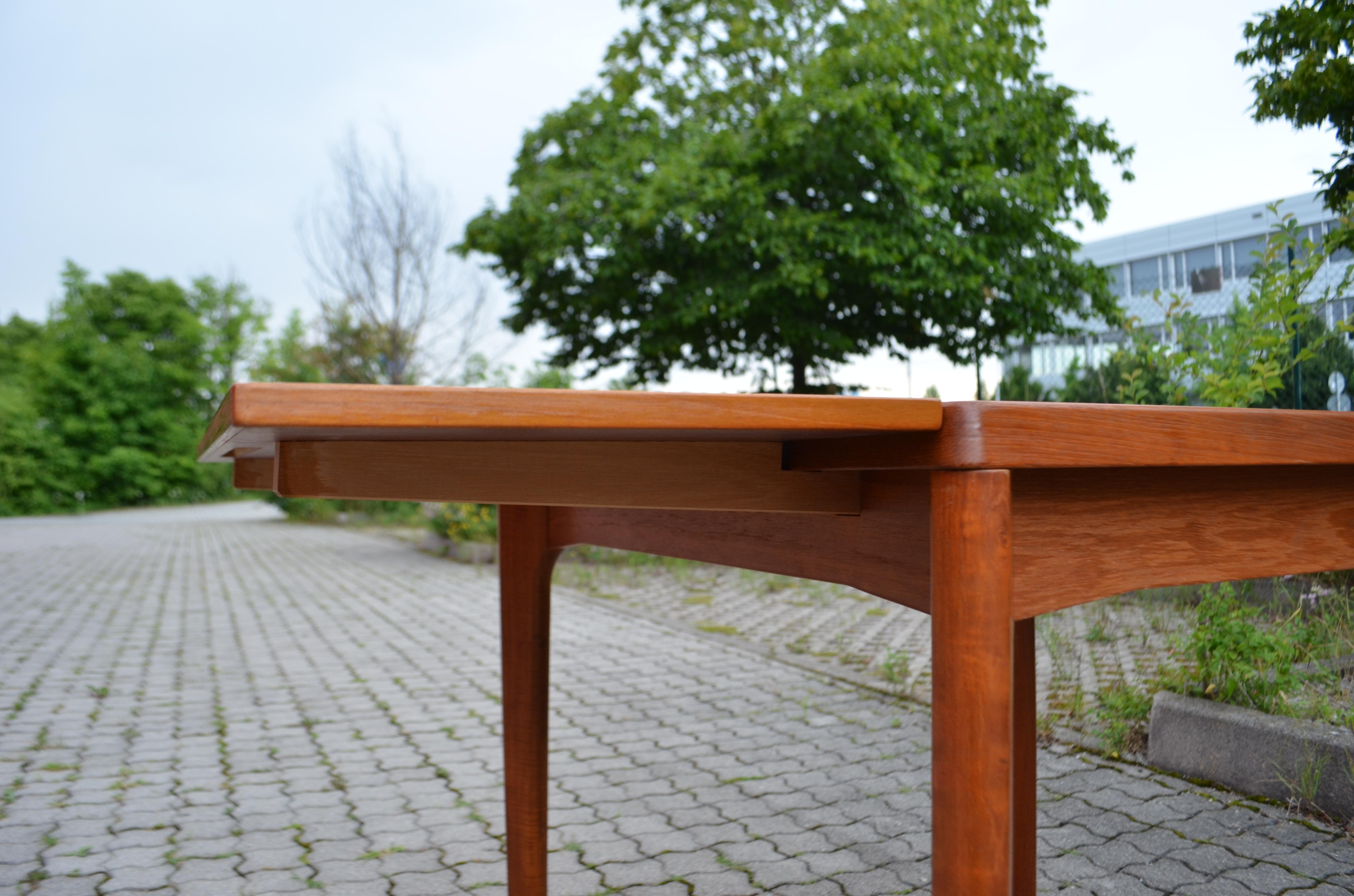 Henning Kjaernulf Teak Dining Table for Vejle Stole Moebelfabrik For Sale 10