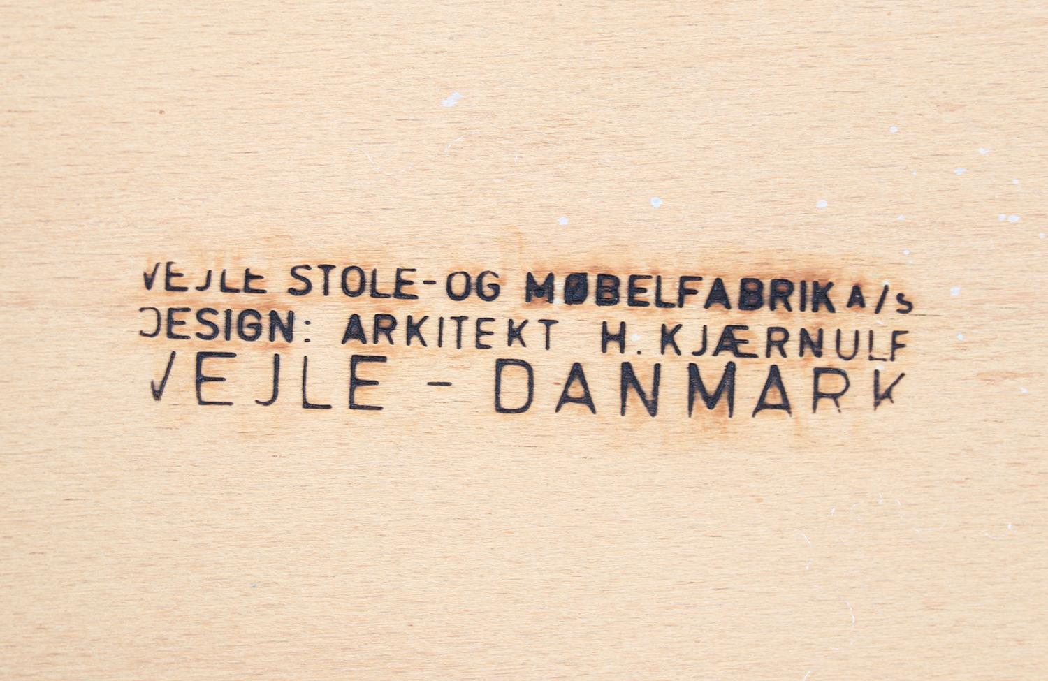 Henning Kjærnulf Teak & Leather Dining Chairs for Vejle Møbler For Sale 4