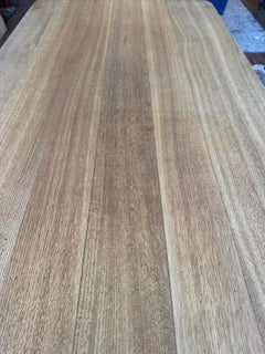 Henning Kjaernult White Oak Trestle Dining Table with Breadboards