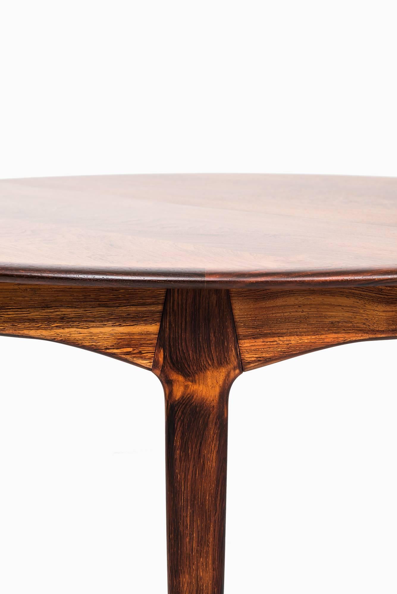 Scandinavian Modern Henning Kjærnulf Dining Table Model 62 by Sorø Stolefabrik in Denmark