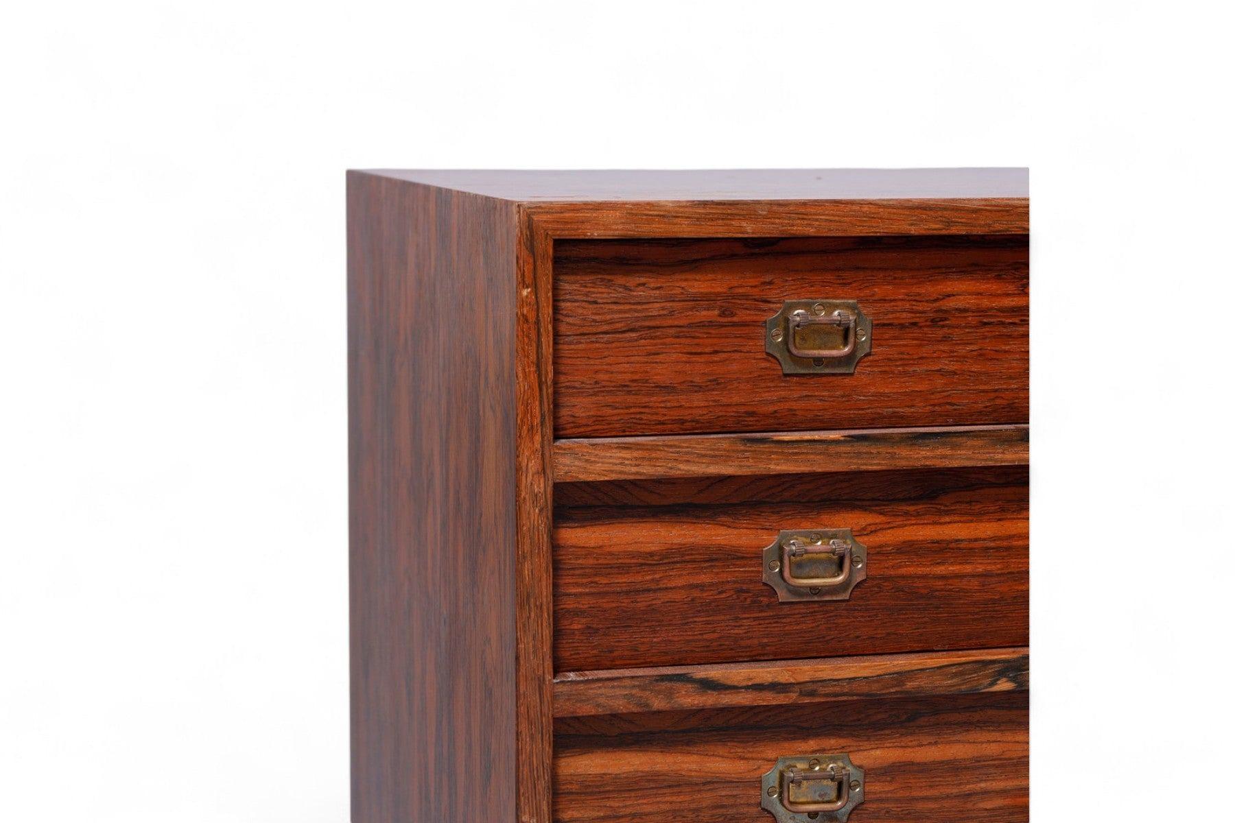Henning Koch Small Chest / Jewelry Box in Rosewood For Sale 2