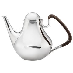 Henning Koppel 1017 Sterlingsilber Guayacan-Kaffeekanne für Georg Jensen