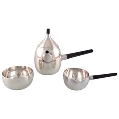 Henning Koppel for Georg Jensen 1945-1977, Coffee Service in Sterling Silver