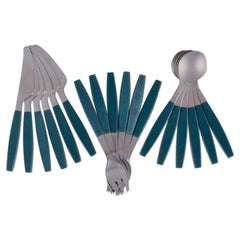 Henning Koppel for Georg Jensen, a Six-Person Strata Lunch Service