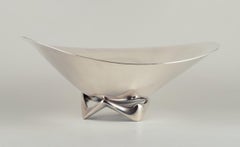 Henning Koppel for Georg Jensen. Colossal bowl in sterling silver. Approx. 1960s