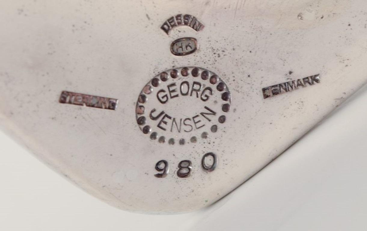 Henning Koppel para Georg Jensen. Cuenco colosal de plata de ley. Aproximadamente 1960 en Excelente estado para la venta en Copenhagen, DK
