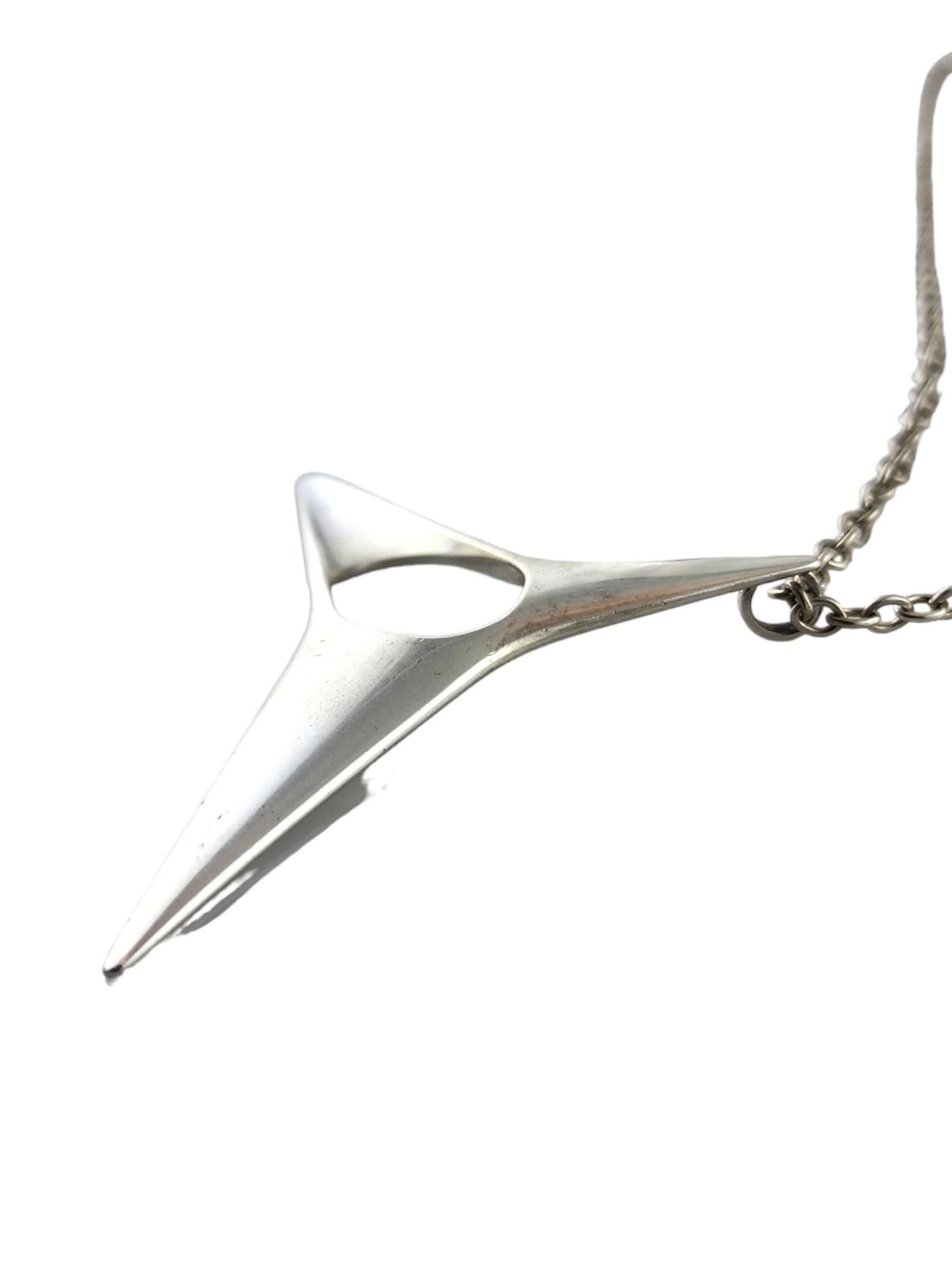 Henning Koppel for Georg Jensen Denmark Sterling Silver 342 Necklace #18274 In Good Condition For Sale In Washington Depot, CT
