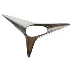 Henning Koppel for Georg Jensen Denmark Sterling Silver Abstract Brooch No. 342