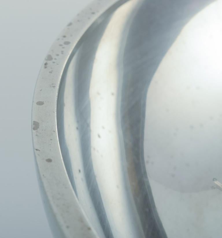 Danese Henning Koppel per Georg Jensen, grande e rara ciotola in peltro. Design modernista in vendita