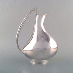 Henning Koppel for Georg Jensen, Modernist Sterling Silver Jug