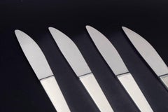 Henning Koppel for Georg Jensen. Set of four 'Caravel' dinner knives.