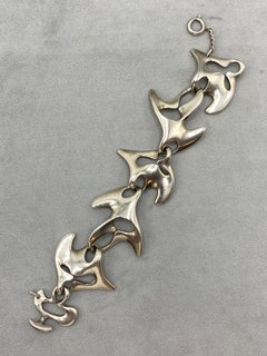 Henning Koppel for Georg Jensen Sterling Silver "Amoeba" Bracelet Model 89