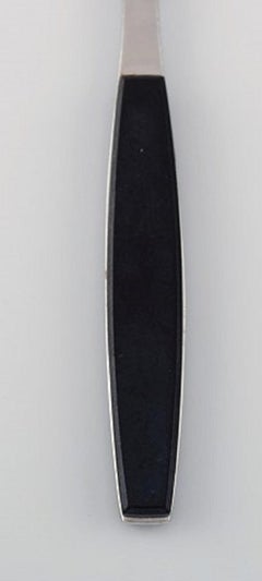 Henning Koppel for Georg Jensen, Strata Bouillon Spoon, 8 Pieces in Stock