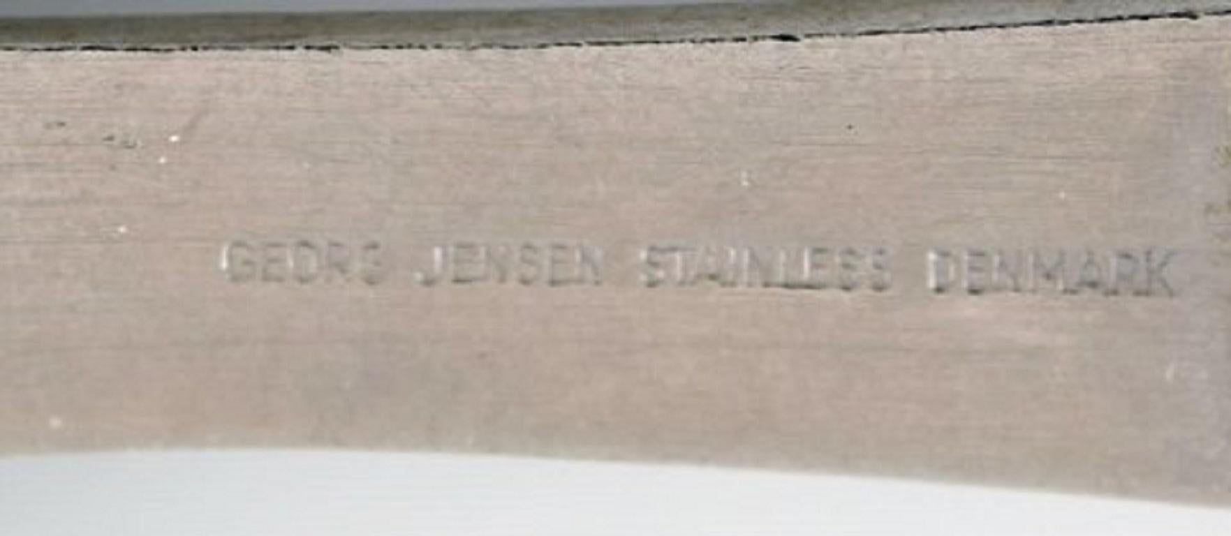 Henning Koppel para Georg Jensen, Cuchara Strata Bouillon, 8 Piezas en Stock Danés en venta