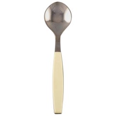 Henning Koppel for Georg Jensen, Strata Sorbet Spoon, 24 Pieces in Stock